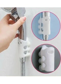 Generic holder Wall mounted removable shower head Silicone White  - Image 3