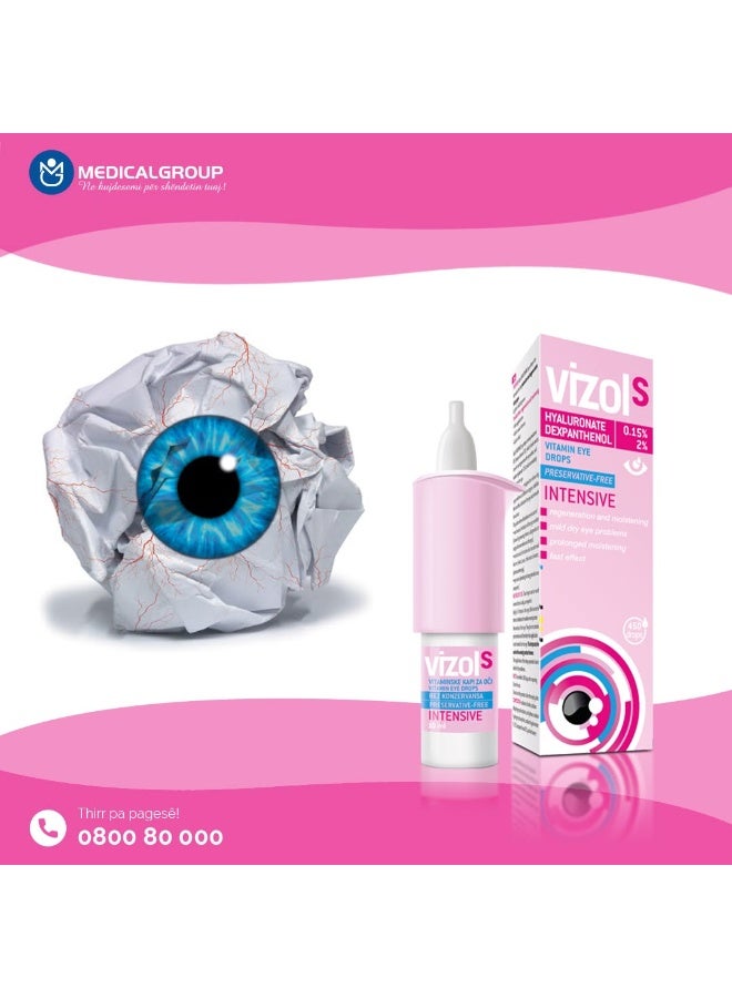 Vizol S Intensive eye Drops 10ML - Image 3