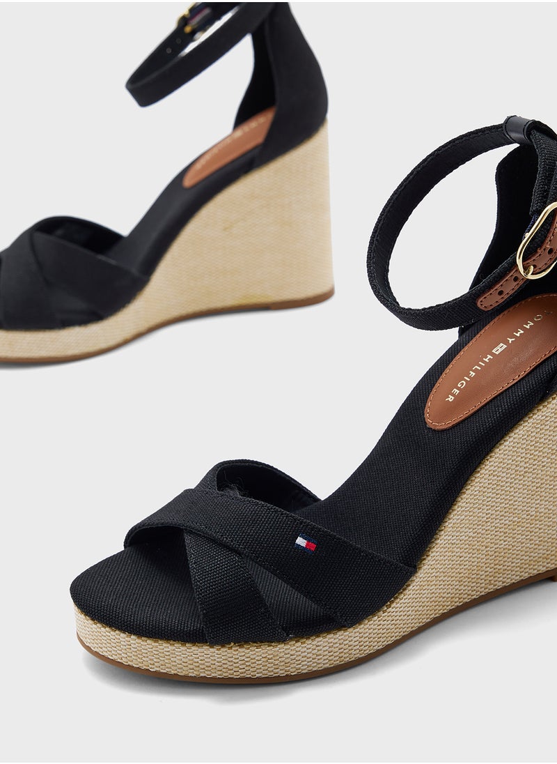 TOMMY HILFIGER HIGH WEDGE CRISS CROSS ESPADRILLES  - Image 4