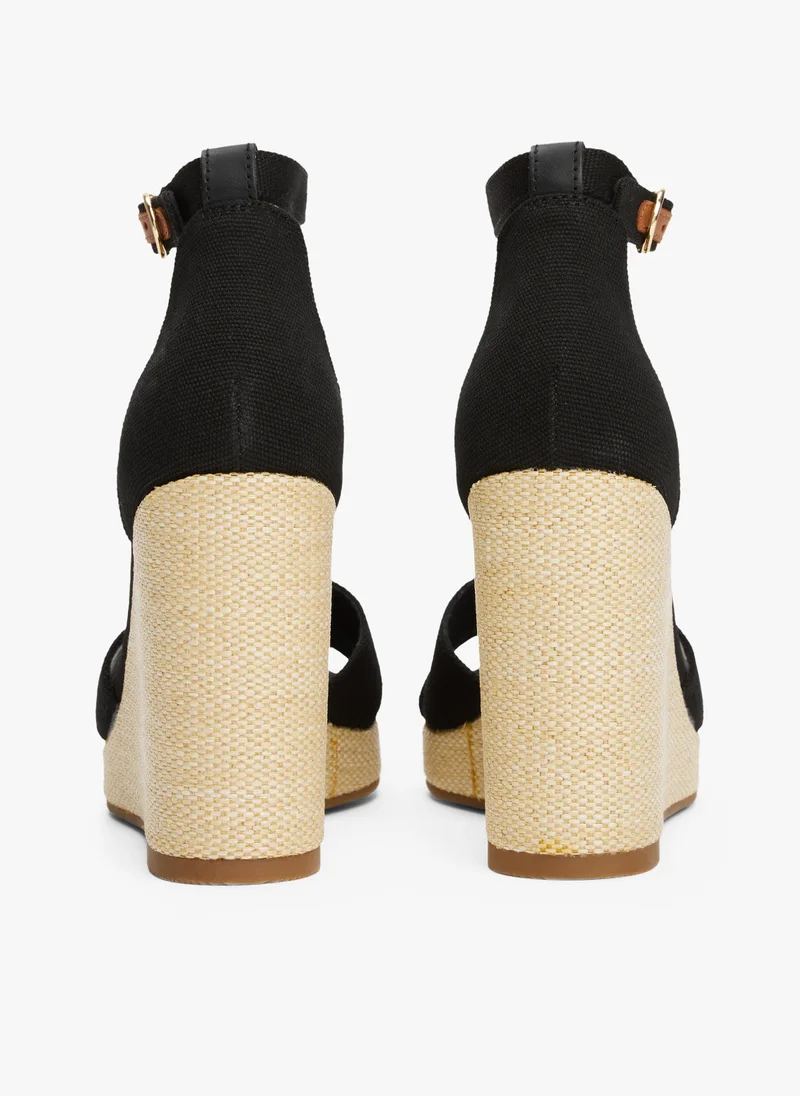 TOMMY HILFIGER HIGH WEDGE CRISS CROSS ESPADRILLES