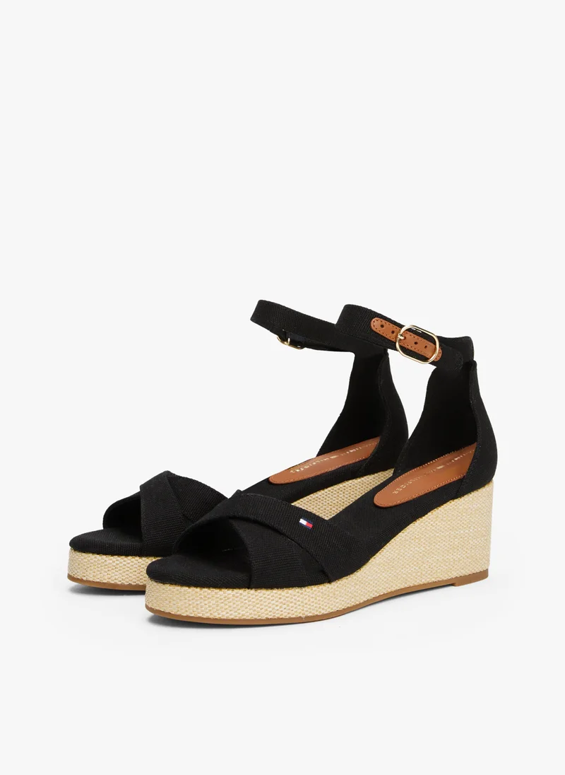 TOMMY HILFIGER HIGH WEDGE CRISS CROSS ESPADRILLES