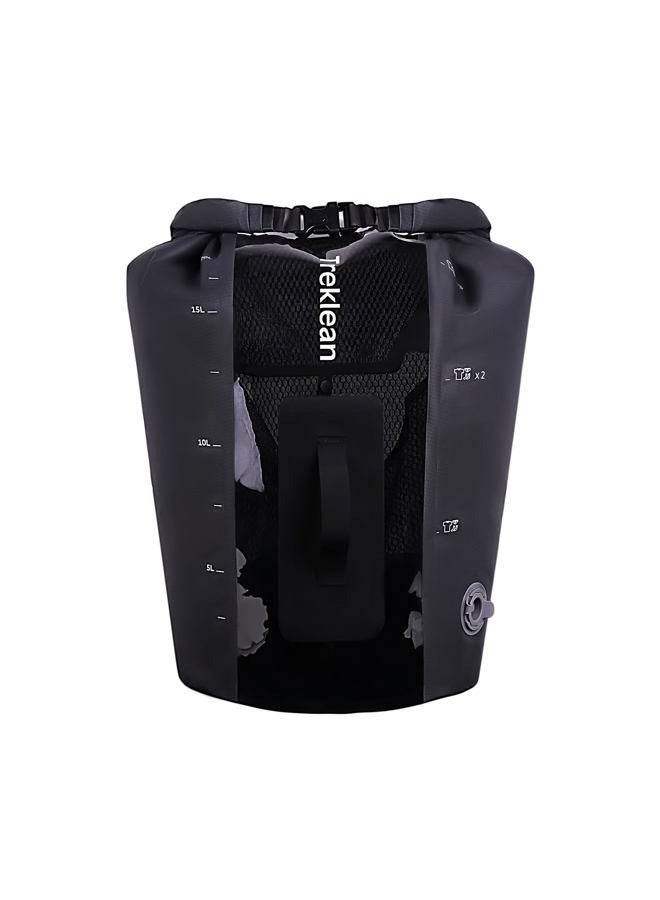 Treklean Wash Bag Travel Washing Machine,Portable Manual Mini Washing Machine for Apartamentos Camping Travel Hand Wash Laundry - Image 1
