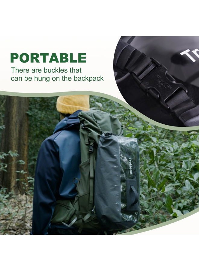 Treklean Wash Bag Travel Washing Machine,Portable Manual Mini Washing Machine for Apartamentos Camping Travel Hand Wash Laundry - Image 5