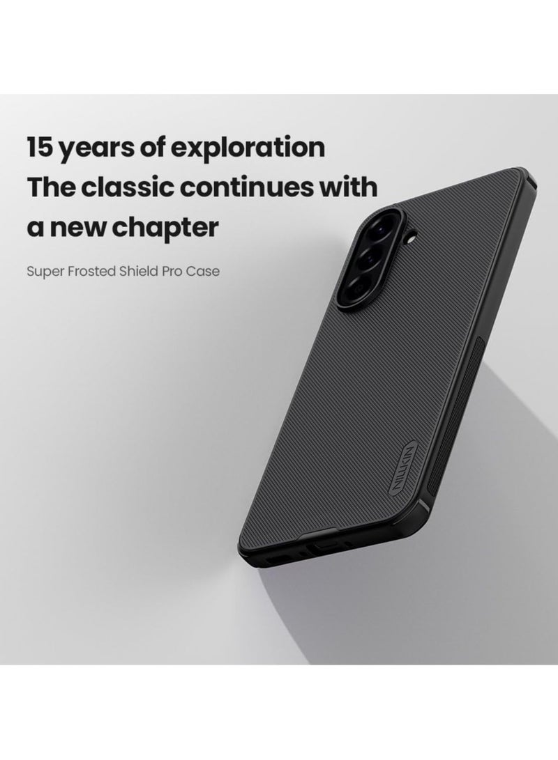 Nillkin Case Cover Super Frosted Pro  Case Anti-Scratch & Slip For Samsung Galaxy A36 (Black) - Image 3