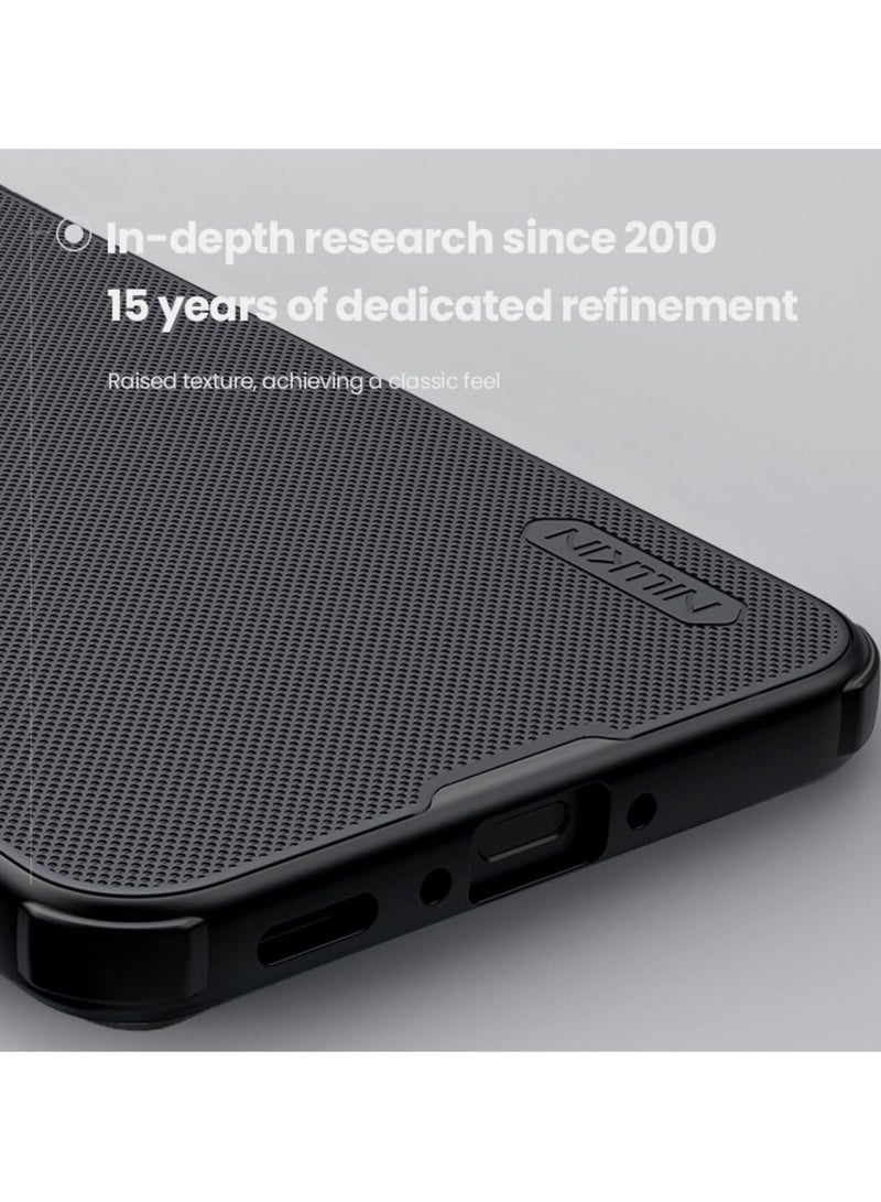 Nillkin Case Cover Super Frosted Pro  Case Anti-Scratch & Slip For Samsung Galaxy A36 (Black) - Image 4