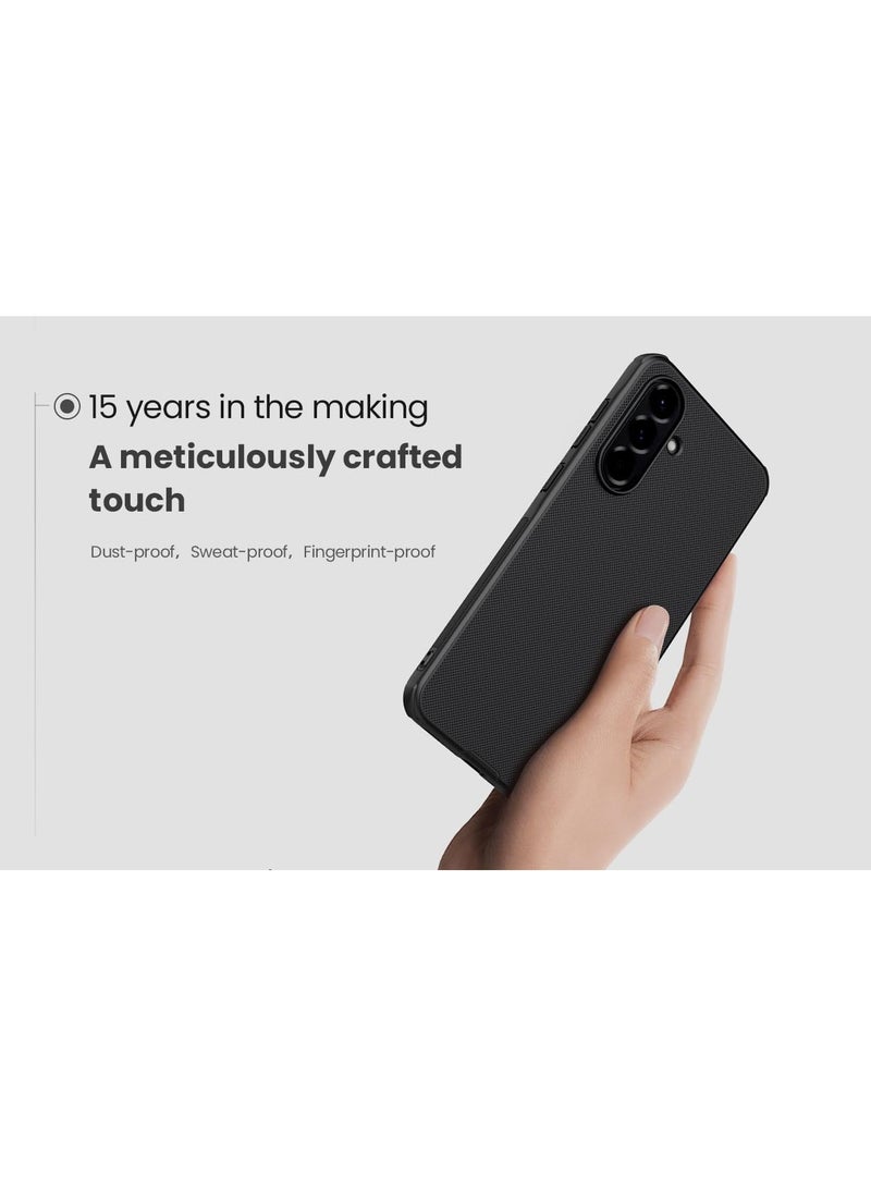 Nillkin Case Cover Super Frosted Pro  Case Anti-Scratch & Slip For Samsung Galaxy A36 (Black) - Image 5
