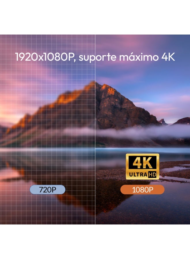 VEVSHAO A22 Full HD 1080P Projector 4K 1000ANSI Android WiFi Auto Focus 10W*2 Home Theater Projector for Office Meeting Video - Image 3