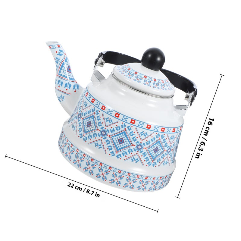 Enamel Water Kettle Multi-function Stovetop Kettle Household Coffee Kettle Tea Supply - Image 2