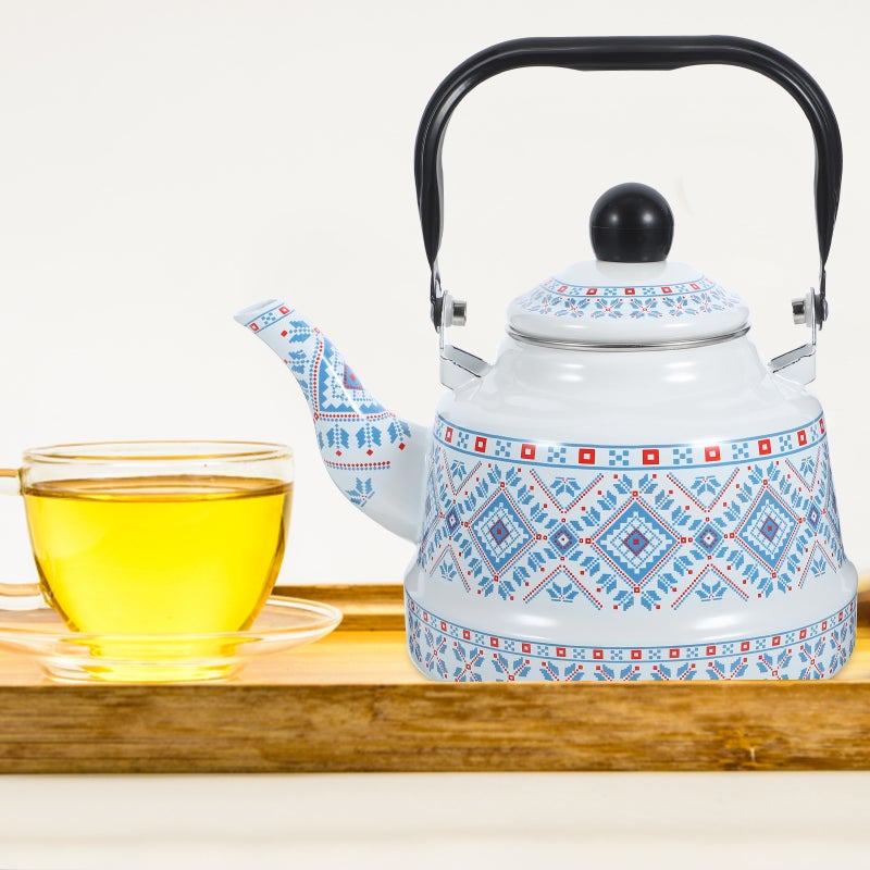 Enamel Water Kettle Multi-function Stovetop Kettle Household Coffee Kettle Tea Supply - Image 4