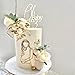 QPARTYFIRE Pregnant Lady Baby Shower Cake TopperPregnancy Acrylic Baby Cake Charm for Gender Reveal Cake Decoration Pregnancy AnnouncementWecome Baby Party SuppliesGolden - Image 3