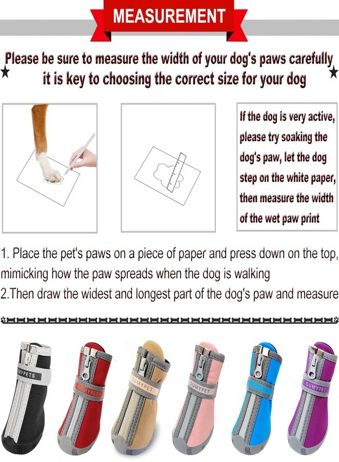 QUMY Dog Shoes for Small Dog, Puppy Dog Boots & Paw Protectors for Winter, Summer Hot Pavement, Waterproof in Rainy Weather, Ourdoor Walking, Indoor Hardfloors Skid-Resistant Soles Khaki Size 2 - Image 2