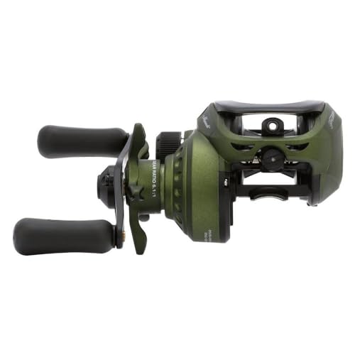 Pflueger Monarch Low Profile Fishing Reel Right Handle Position Graphite Body and Rotor CorrosionResistant Aluminum Spool Star Drag System - Image 3
