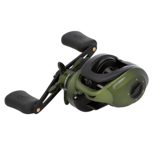 Pflueger Monarch Low Profile Fishing Reel Right Handle Position Graphite Body and Rotor CorrosionResistant Aluminum Spool Star Drag System - Image 1