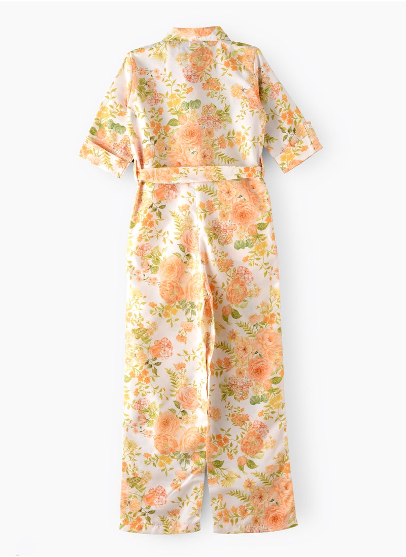 Jelliene - Tween Trendsetter: Printed Jumpsuit Effortless Style & Summer Fun - Image 1