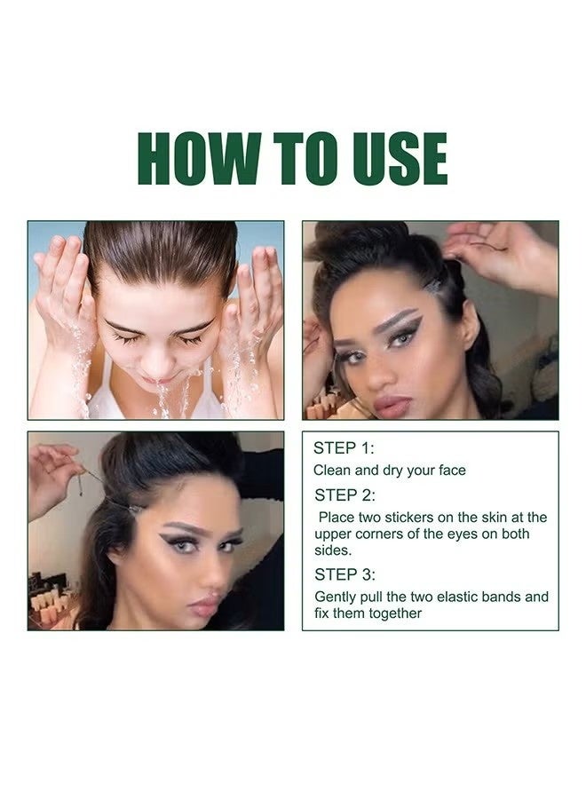 ويست اند مانث 30 جهاز كمبيوتر شخصي وجه رفع التصحيح ، مقاومة للماء عالية المرونة Facelift وجه رفع الشريط ، لإخفاء تجاعيد الوجه رفع الجلد المنخفض إخفاء ذقن مزدوج رقيق جدا التنفس - Image 3