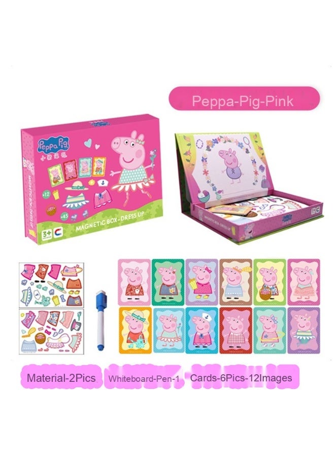 Peppa Pig Paw Patrol Magnetic Puzzle - Fun and Engaging Learning Toy for Kids