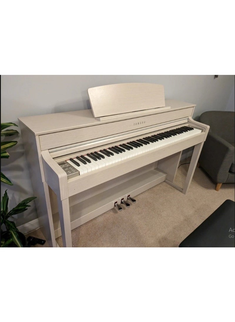 Yamaha Clavinova CLP 545 White Ash DigitalPiano With Bench  - Image 3