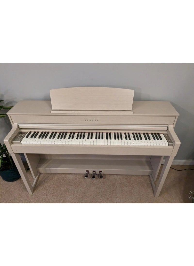 Yamaha Clavinova CLP 545 White Ash DigitalPiano With Bench  - Image 1
