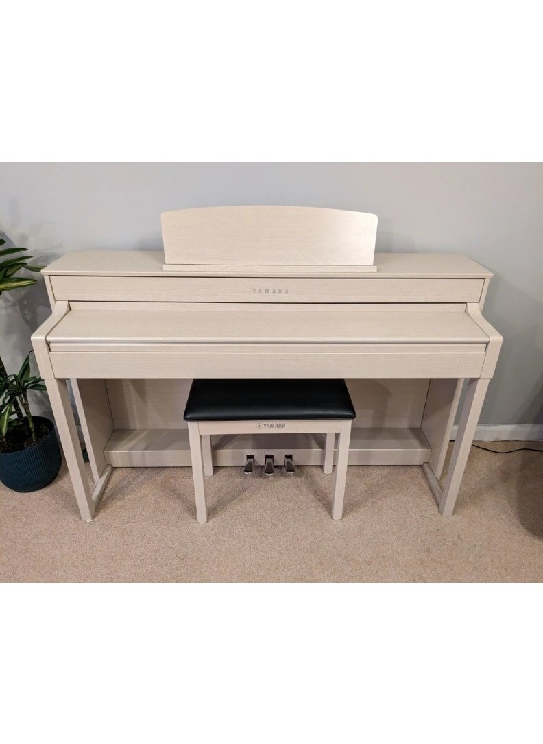 Yamaha Clavinova CLP 545 White Ash DigitalPiano With Bench  - Image 2