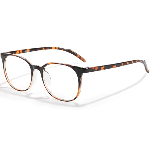 ANRRI Blue Light Blocking Glasses Anti Eye Strain Computer Glasses Filter UV400 Lightweight Frame Eyeglasses for Women Men - Image 1