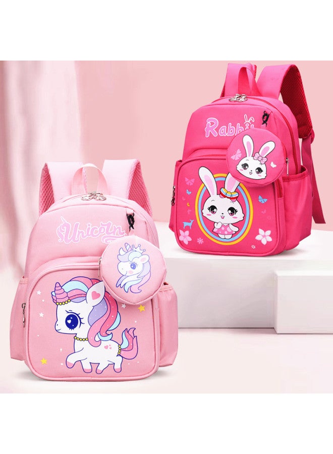Children's Kindergarten Schoolbag Boys And Girls Middle And Small Classes Cute Girls Children Cartoon Backpack-Color:Paragraph 8  - Image 5
