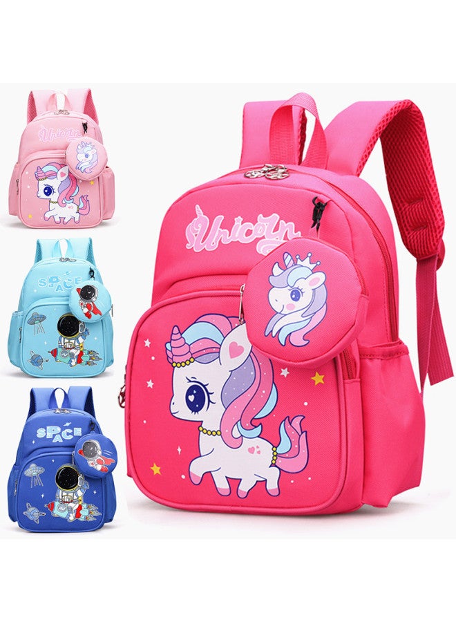 Children's Kindergarten Schoolbag Boys And Girls Middle And Small Classes Cute Girls Children Cartoon Backpack-Color:Paragraph 8  - Image 4