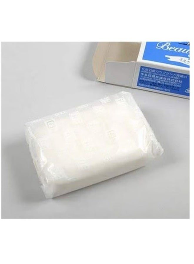 Cow Brand Beauty Soap Blue Box Jasmine Fragrance 85g x 3 | Milk Enriched Moisturizing Face, Body & Hand Soap | Made in Japan - Image 4