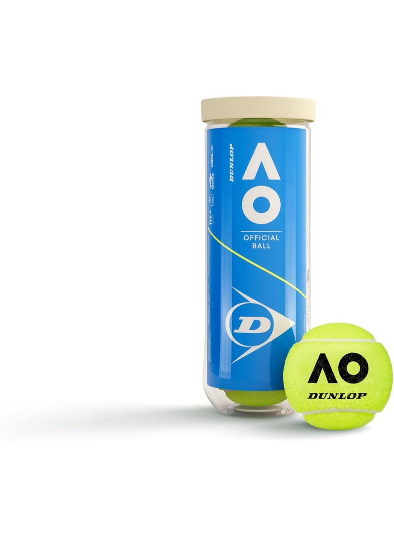Dunlop Tennis Ball Australian Open tennis ball - for sand, hard court and turf - Image 1