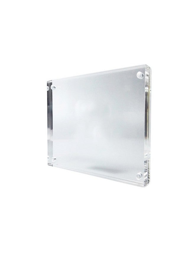 FoRapid 3" Dual Sided Clear Acrylic Refrigerator Magnetic Photo Frame Frameless Display Compatible With Fujifilm Mini 9 8 8+ 2X3 Photo  - Image 5