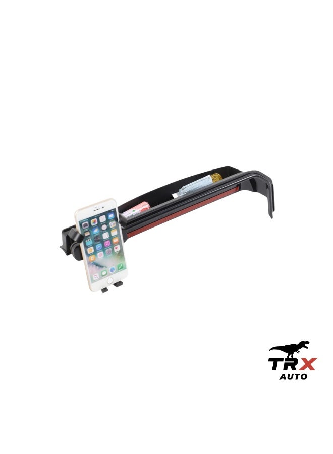 TRX AUTO Phone Holder & Dashboard Screen Storage Box for Toyota Prado LC250 2024–2026 | Strong Grip Mount | Non-Blocking AC Design | Easy Installation | Secure 360° Phone Holder - Image 5