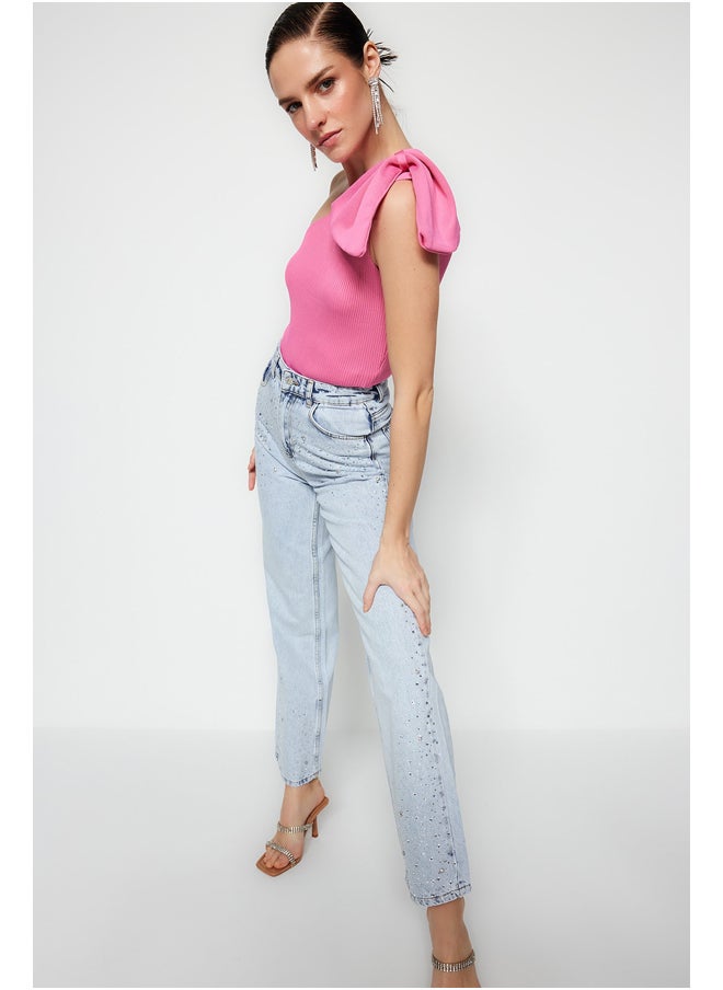 trendyol - Pink Knitwear Blouse TPRSS22BZ0166 - Image 1