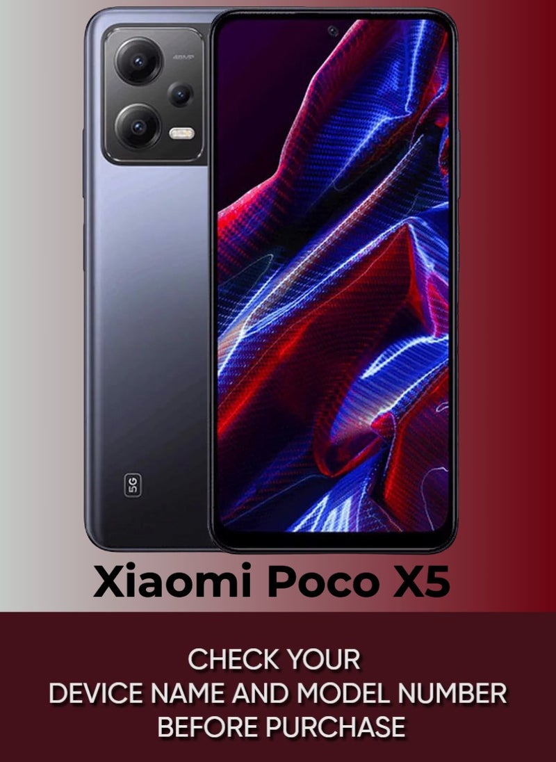 4 Pieces Antistatic ESD Dustproof Premium Quality High Definition Clear Tempered Glass Screen Protector Designed For Xiaomi Poco X5