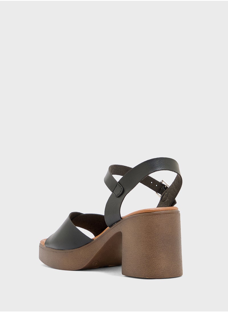 OZZO Platform Heeled Sandal  - Image 3