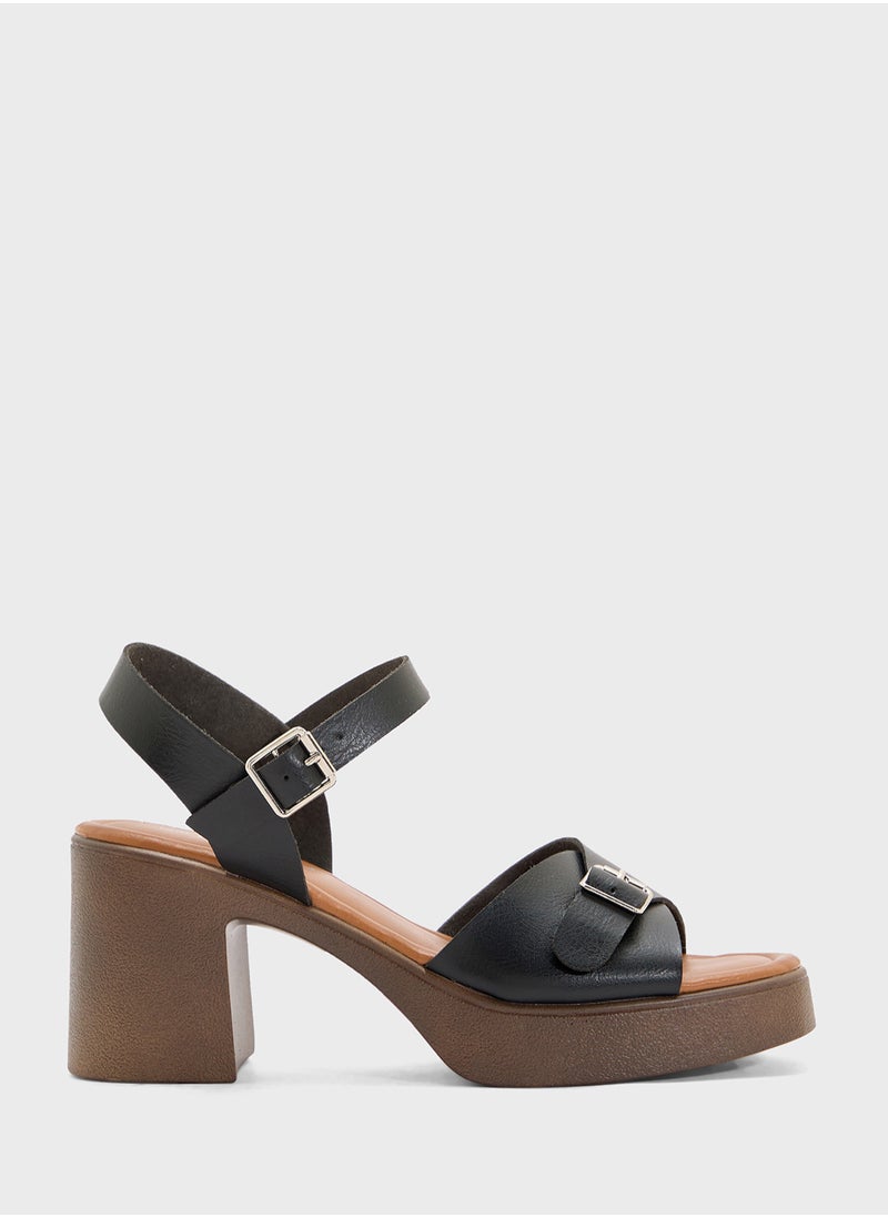 OZZO Platform Heeled Sandal  - Image 1