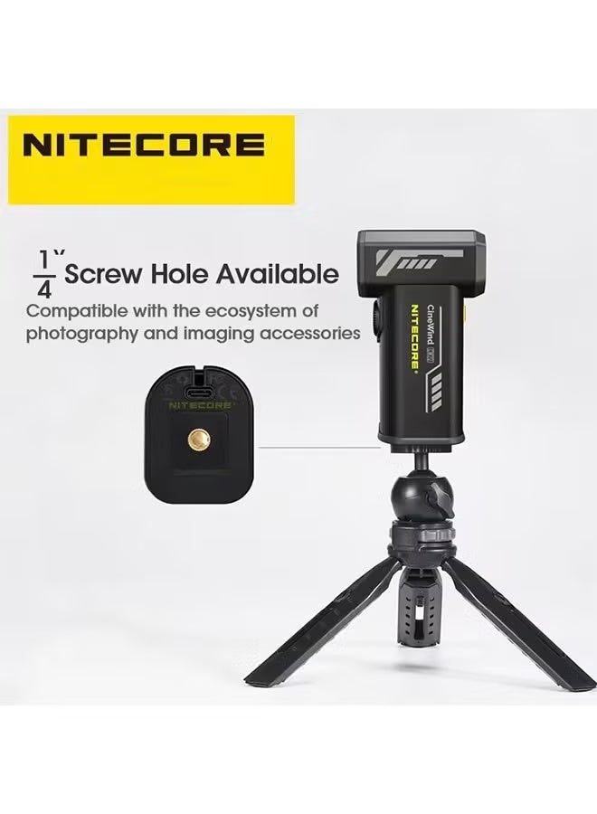 NITECORE CW20 Multipurpose Pocket Photography Fan Electric Portable Fan Stepless Wind Blower - Image 3
