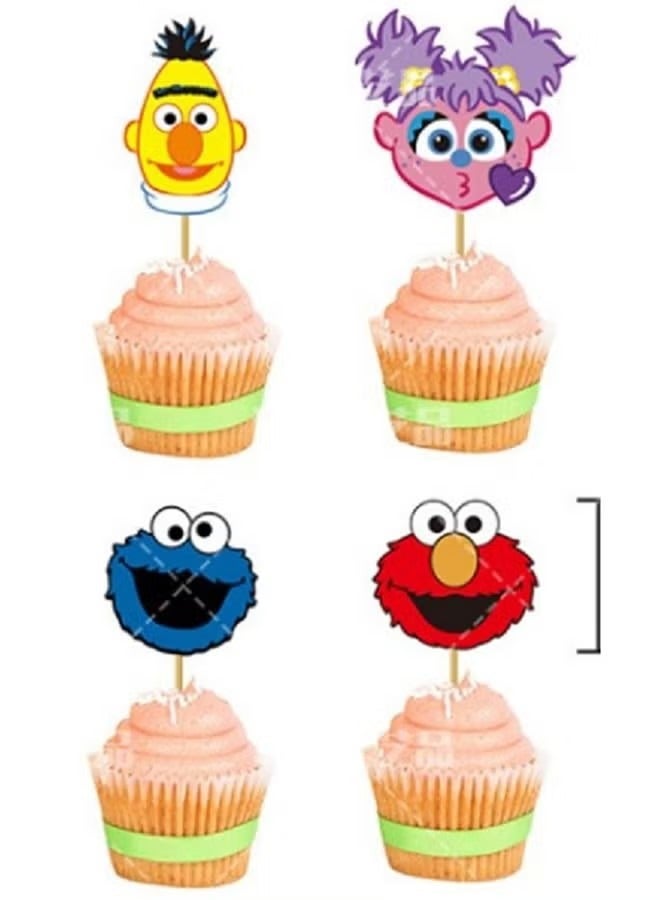 Goolsky Friends Street Birthday Party Supplies, Party Decorations Set Include Banner, Balloons, Hanging Swirls, Cake Cupcake Toppers, Boys Girls Theme Party - Image 3
