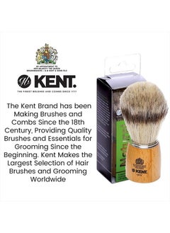 KENT Kent VS70 Natural Badger Bristle Beechwood Shaving Brush for Men for Safety Razor, Shaving Razors for Men. Perfect Lather Shaving Brush for Shave Cream, Shaving Soap. Kent Luxury Shaving Since 1777  - Image 5