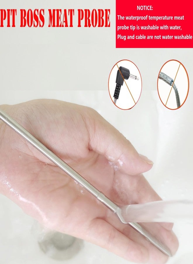 FCCUM AONELAS Replacement Meat Probe for Pit Boss Pellet Grill, Compatible with Pit Boss Series Pellet Grill and Smoker, 3.5 mm Plug, 2 Waterproof Temperature Probes… - Image 5