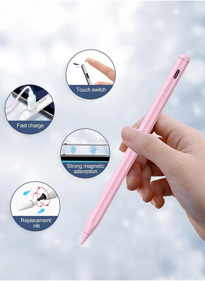Tersely - Stylus Pen for iPad(2024-2018) with Palm Rejection & Fast Charge,Active Pencil for iPad 10/9/8/7/6, iPad Pro 11/12.9/13, Air 6/5/4/3,Mini,Magnetic Attachment - Image 1