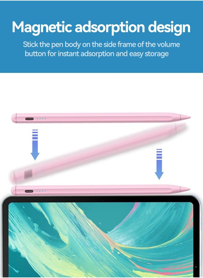 Tersely - Stylus Pen for iPad(2024-2018) with Palm Rejection & Fast Charge,Active Pencil for iPad 10/9/8/7/6, iPad Pro 11/12.9/13, Air 6/5/4/3,Mini,Magnetic Attachment - Image 1