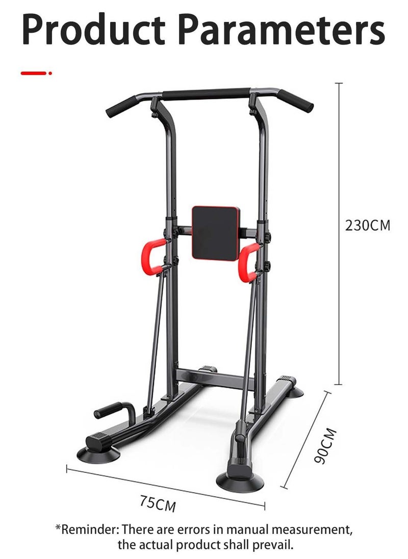 Viden Pull-Up Rack Home Fitness Table Tower Push-Up Table Strength Trainer Abdominal Arm Whole Body Muscle Training Height Adjustable Whole Family Use Office Gym Pull-up Bars  - Image 5