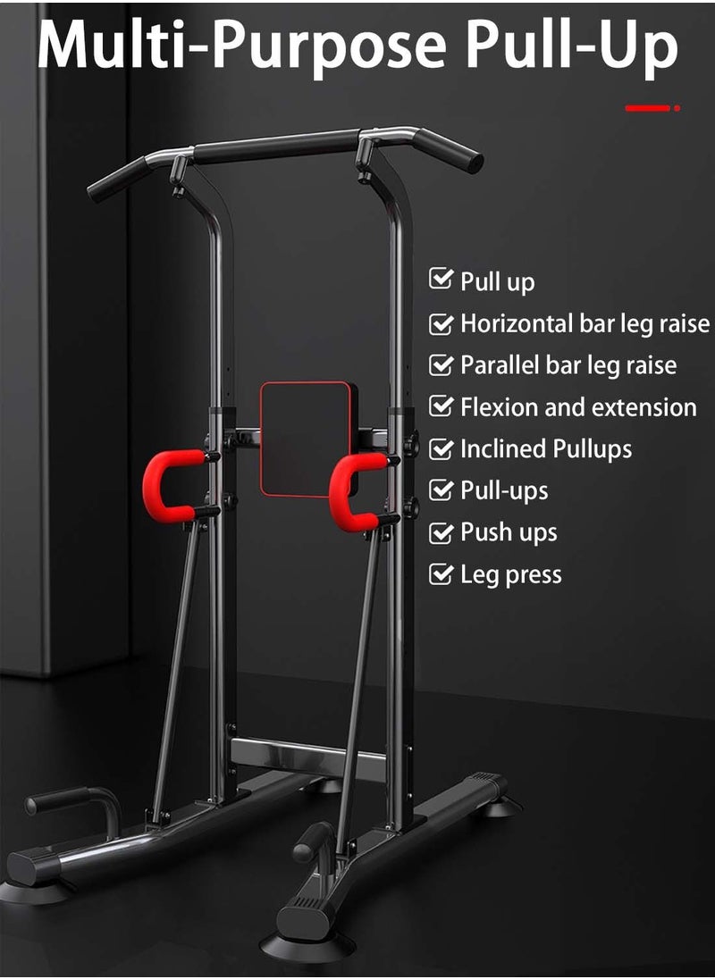 Viden Pull-Up Rack Home Fitness Table Tower Push-Up Table Strength Trainer Abdominal Arm Whole Body Muscle Training Height Adjustable Whole Family Use Office Gym Pull-up Bars  - Image 2