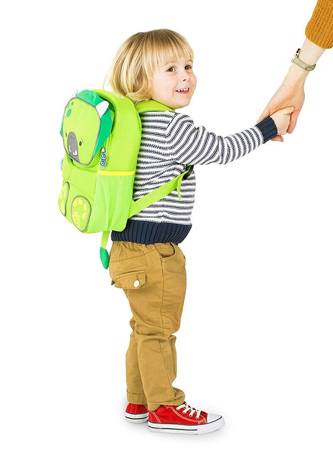 Trunki ToddlePak Dudley Dinosaur Green Preschool Backpack, High Visibility Children's Rucksack with Adjustable Straps, 5L Capacity and Storage - Image 4