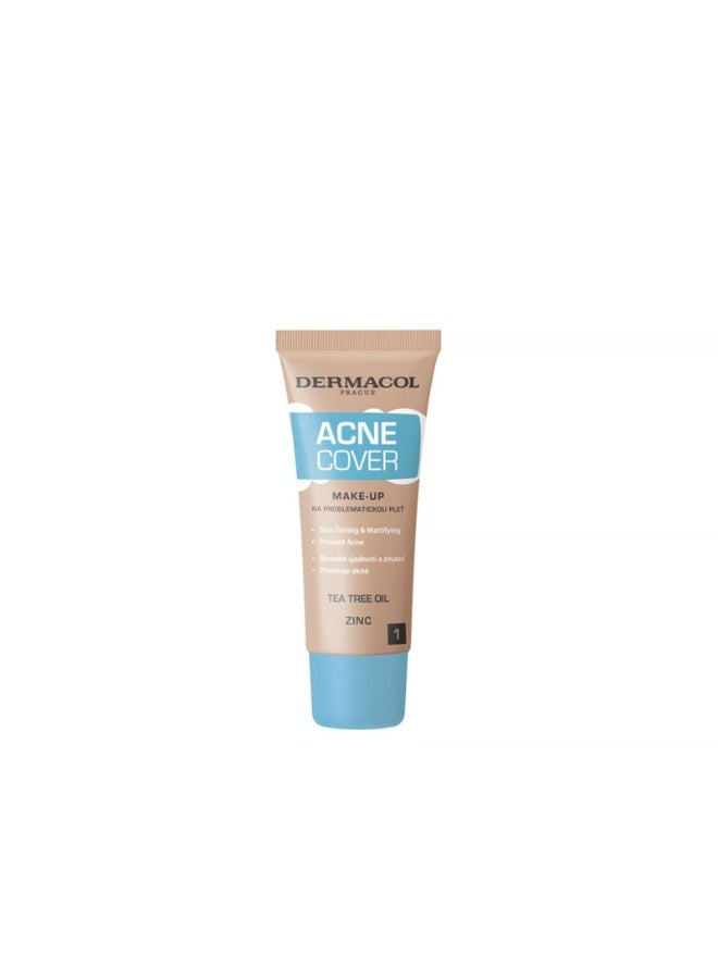 Dermacol Acnecover Makeup 1 30ml - Image 1