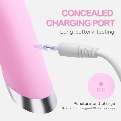 Winkelen Facial Cleansing Brush with Heated Massage, Rechargeable Ultra-Hygienic Soft Silicone Face Scrubber for Waterproof Deep Pore Cleansing and Gentle Vibrating Exfoliation At Home, Travel (Pink) - Image 4