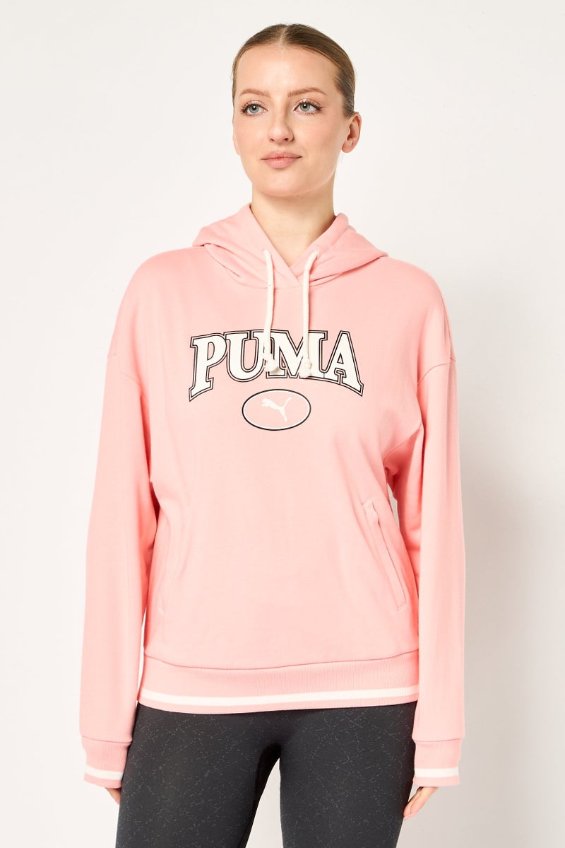PUMA Women Asian Fit Long Sleeve Outdoor Hoodie, Pink - Image 1