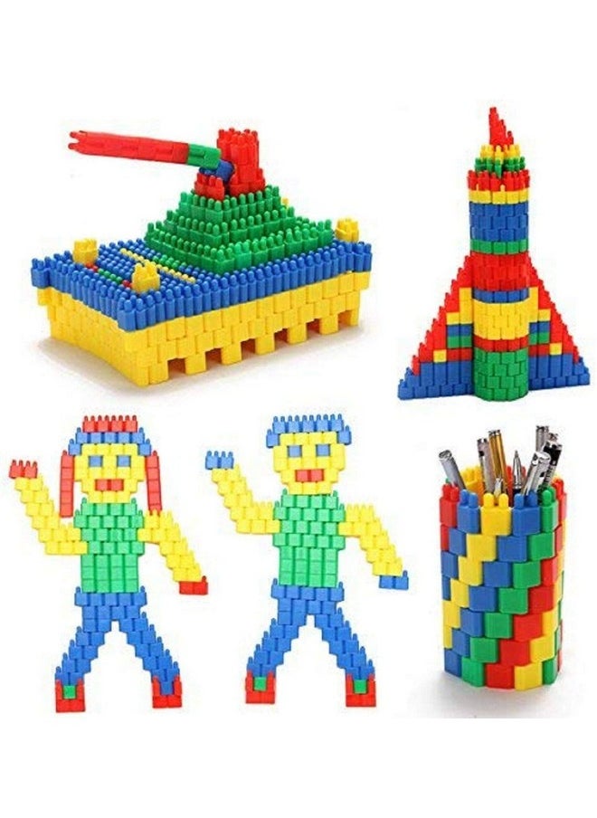 Techhark TechHark Assembly Colorful Educational Building Smart City Blocks for Kids (200+ pieces Bullet) Multicolor (200 pieces)  - Image 4