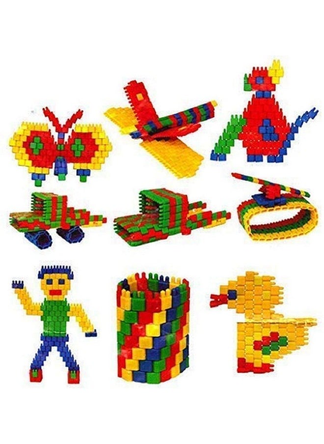 Techhark TechHark Assembly Colorful Educational Building Smart City Blocks for Kids (200+ pieces Bullet) Multicolor (200 pieces)  - Image 5