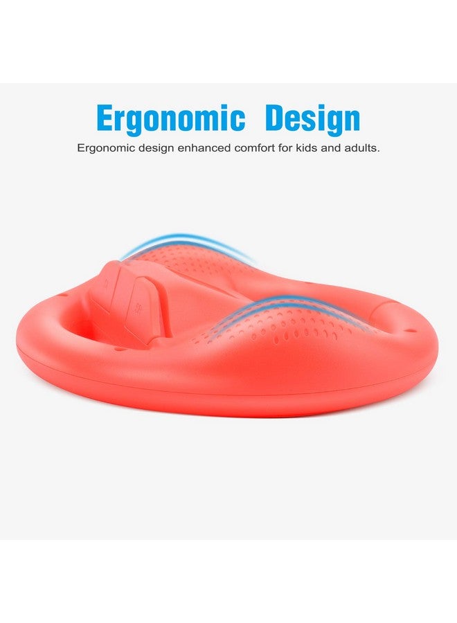 بيسترون عجلة قيادة ألعاب السباق متوافقة مع سويتش ماريو كارت، عجلة قيادة جوي كون، عبوة من قطعتين باللون الأحمر والأزرق - Image 3