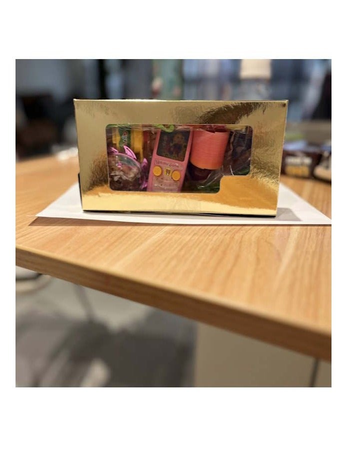 JOLLITY LLC هدايا حفلة حق الليلة صناديق ذهبية فاخرة مع 8 ألعاب في كل صندوق للأولاد والبنات جاهزة للتقديم 5 صناديق - Image 2